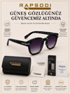 Rapsodi R565 Ultra Premium Kadın Güneş Gözlüğü- %100 UV400- Anti Refle Korumalı 48 Ekartman