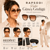 Rapsodi R569 Ultra Premium Kadın Güneş Gözlüğü- %100 UV400- Anti Refle Korumalı 52 Ekartman