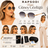 Rapsodi R570 Ultra Premium Kadın Güneş Gözlüğü- %100 UV400- Anti Refle Korumalı Degrade 52 Ekartman