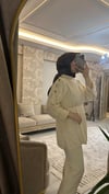 Omuz Düğmeli Triko Takım