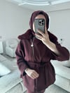 Sare Yaka Kürklü Scuba Takım