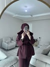 Sare Yaka Kürklü Scuba Takım