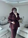 Sare Yaka Kürklü Scuba Takım