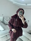 Sare Yaka Kürklü Scuba Takım