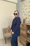 Taş İşlemeli Ceket Takım