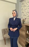 Taş İşlemeli Ceket Takım