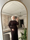 Triko Kuşaklı Elbise