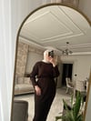Triko Kuşaklı Elbise