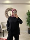 Fatmanurmarka tunik bol pantolon Modal kumaş takım siyah