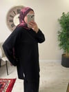 Fatmanurmarka tunik bol pantolon Modal kumaş takım siyah