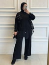 FLOVER PANTALON TAKIM SİYAH