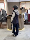 Twst model tasarım garnili takım lacivert
