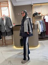 Twst model tasarım garnili takım lacivert