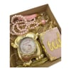 PEMBE TESBİHLİ SET