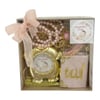 PEMBE TESBİHLİ SET