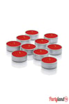 10 Adet 3,5 * 3,5 Cm. Tealight Kırmızı Mum