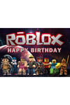 33*48 cm Roblox Doğum Günü Karton Poster