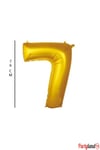 7 - Rakam 76 Cm. Gold Folyo Balon