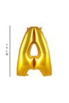 A - Harfi 76 Cm. Gold Folyo Balon