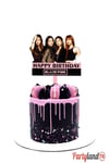 Blackpink Temalı Karton Pasta Süsü