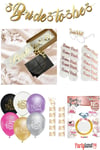 Bride ve Team Bride 10 Adet Gold Alyans Yüzük Temalı Dövme