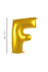 F - Harfi 76 Cm. Gold Folyo Balon