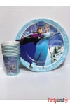 Frozen Elsa Karlar Ülkesi 8 Kişilik Ekonomik Parti Seti