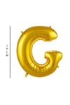 G - Harfi 76 Cm. Gold Folyo Balon