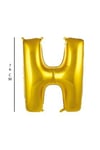 H - Harfi 76 Cm. Gold Folyo Balon