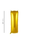 I - Harfi 76 Cm. Gold Folyo Balon
