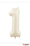 Krem Rakam Folyo Balon 76 cm.