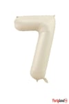 Krem Rakam Folyo Balon 76 cm.