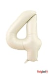 Krem Rakam Folyo Balon 76 cm.