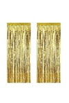 Metalize Gold Arka Fon Perde