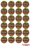 Minecraft 5 cm. Yapışkanlı Yuvarlak Etiket - Sticker 24 Adet