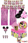 Minnie Mouse 16 Kişilik Lux Doğum Günü Parti Seti