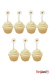 Papatya Konsept Cupcake Sunum Kürdanı 20 Adet