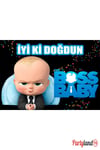 Patron Bebek 33*48 cm Doğum Günü Karton Poster