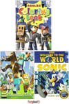 Roblox Minecraft Sonic Boyama Kitabı (boyama , Sticer , Arka Kapak Maske )