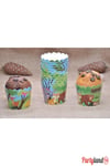 Safari Sevimli Hayvanlar Cupcake Ve Muffin Pişirme Kabı