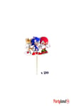 Sonic Kürdan Süs 20 Adet