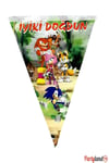 Sonic Temalı Iyi Ki Doğdun Flama 2 Metre 10 Bayrak