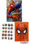 Spiderman Kitabı 3'lü (boyama , Sticker , Maskeli ) + Sert Plastik Maske