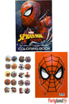 Spiderman Örümcek Adam Boyama Kitabı 3'lü (BOYAMA , STİCKER , ARKA KAPAK MASKE)