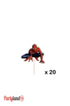 Spiderman Örümcek Adam Lux Kürdan Süs 20 Li