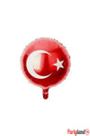 Türk Bayrağı 45 cm. Folyo Balon