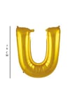 U - Harfi 76 Cm. Gold Folyo Balon