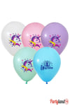 Unicorn Temalı Baskılı Balon 10 Adet