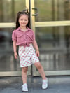 KALP DESENLİ ŞORTLU TAKIM