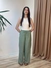 DAİLY KETEN SALAŞ PANTOLON MİNT